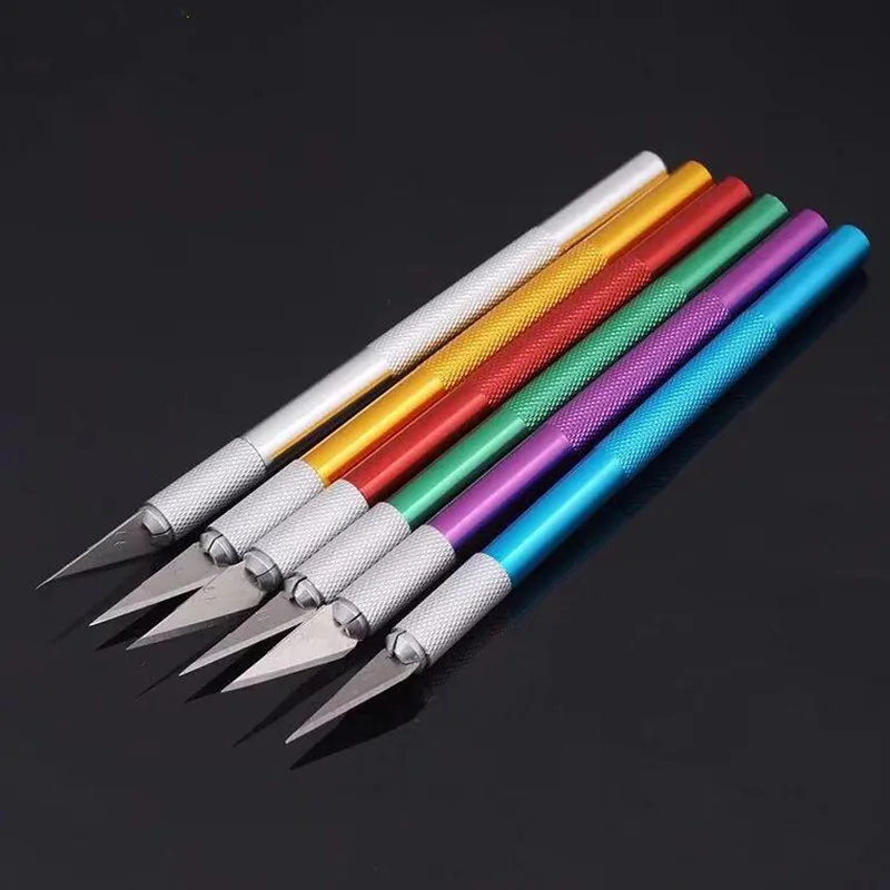 Нескользящий металлический нож для скальпеля набор инструментов Резак