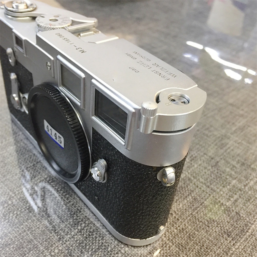

Rewind Crank Black Silver Film Rewind Lever Fast Rewinder Button for Leica M2 M3 MP Camera Accessories