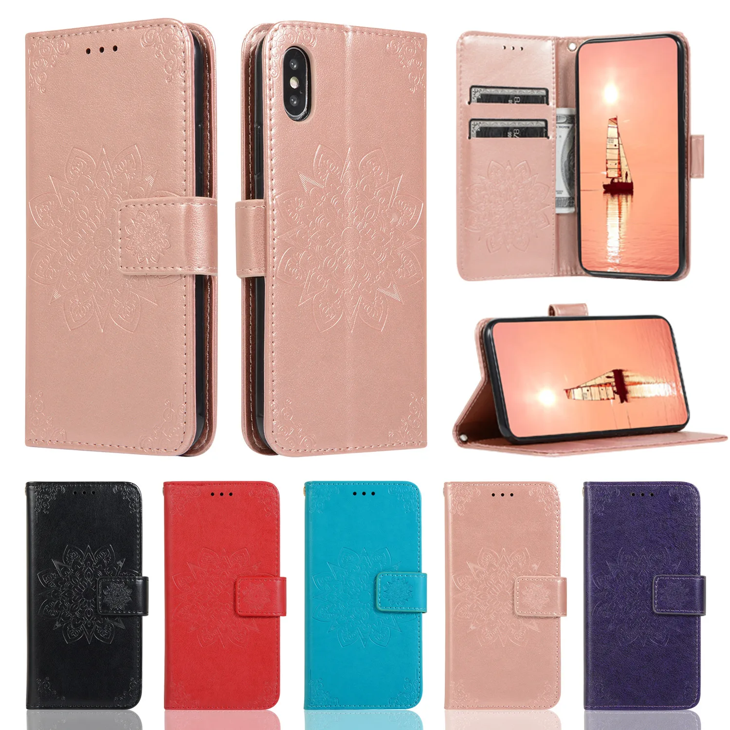 Кожаный чехол кошелек для iphone X XI XIR XR XS Max кожаный 2019 6 7 8 6s Plus Чехол книжка Capa| |