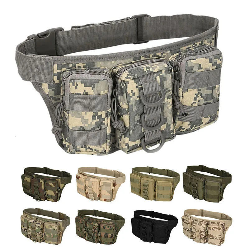 

Outdoor Tactical Bag Utility Tactical Waist Pack Pouch Military Camping Hiking Bag Belt Backpack