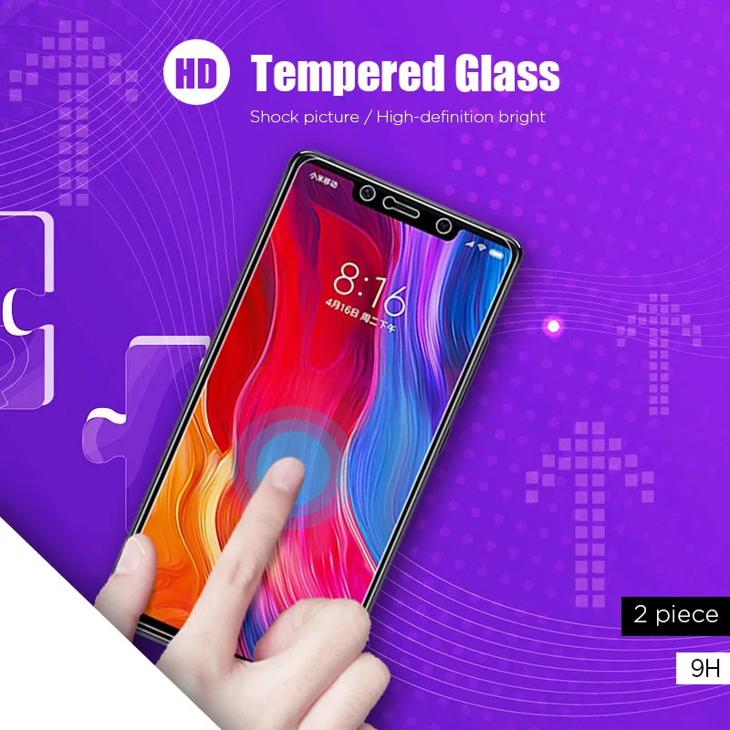 

1 Piece/2 Pieces 9H Screen Protector For Xiaomi Mi 2 3 4 4S 4C 4i 5 5s Plus 5C Tempered Glass For Xiaomi Mi 6 HD Clear Glass