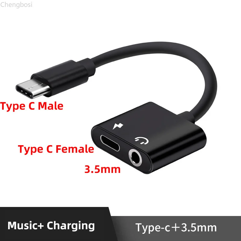 Адаптер для наушников с разъемом USB Type C на 3 5 мм Leeco Le Max 2/Pro S3 Aux|Переходники и