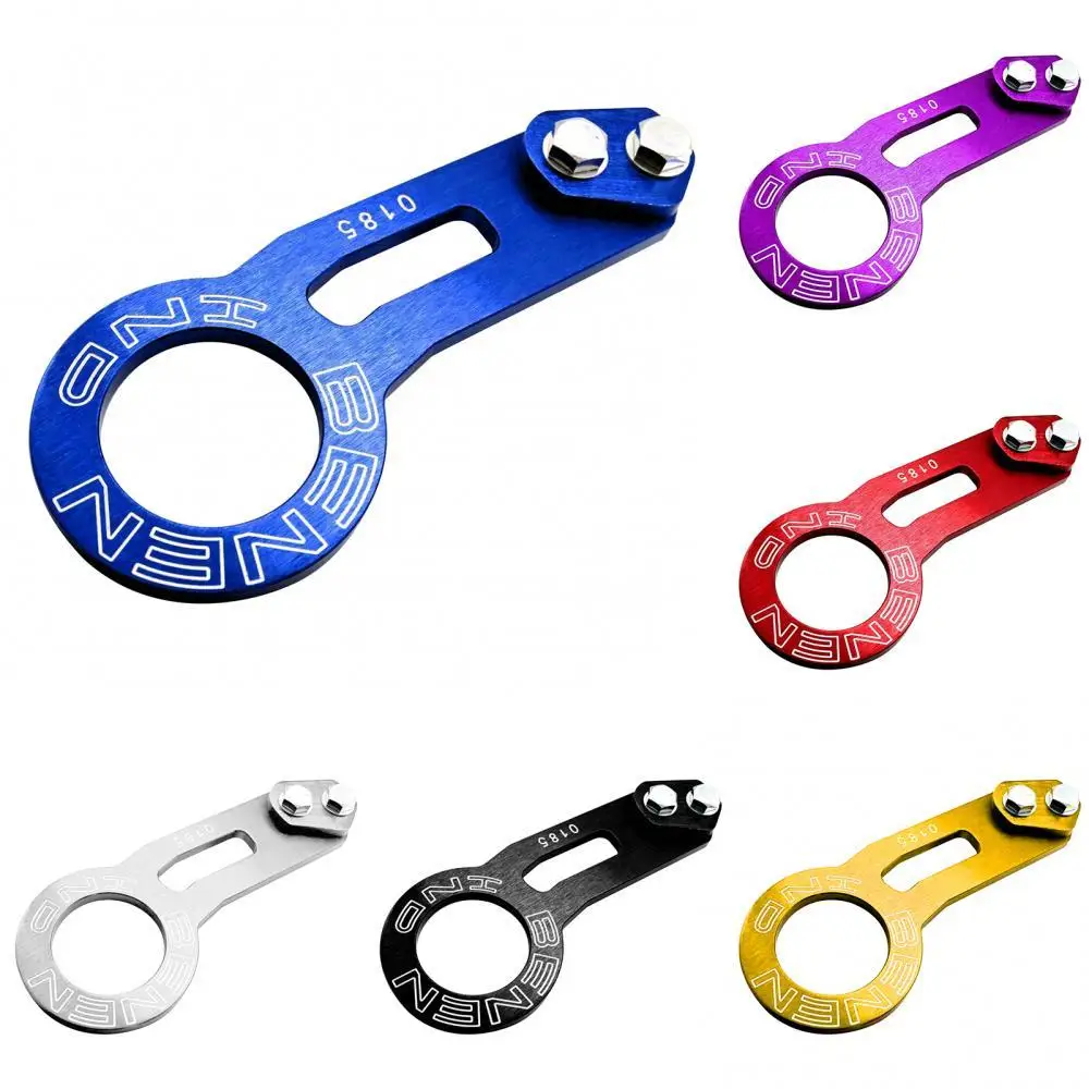 

Universal Car Aluminum Alloy Towing Bars Colorful double-nut fixed design Auto Trailer Tow Hook Kit Modification Accessories
