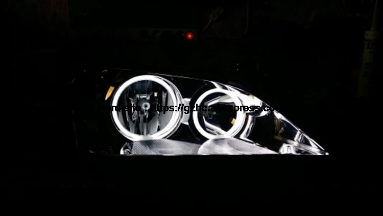 Для Chevrolet Camaro 2010 2011 2012 2013 ультра яркий SMD белый светодиодный ангельские глазки 2600LM 12V halo Кольцо Комплект дневного света