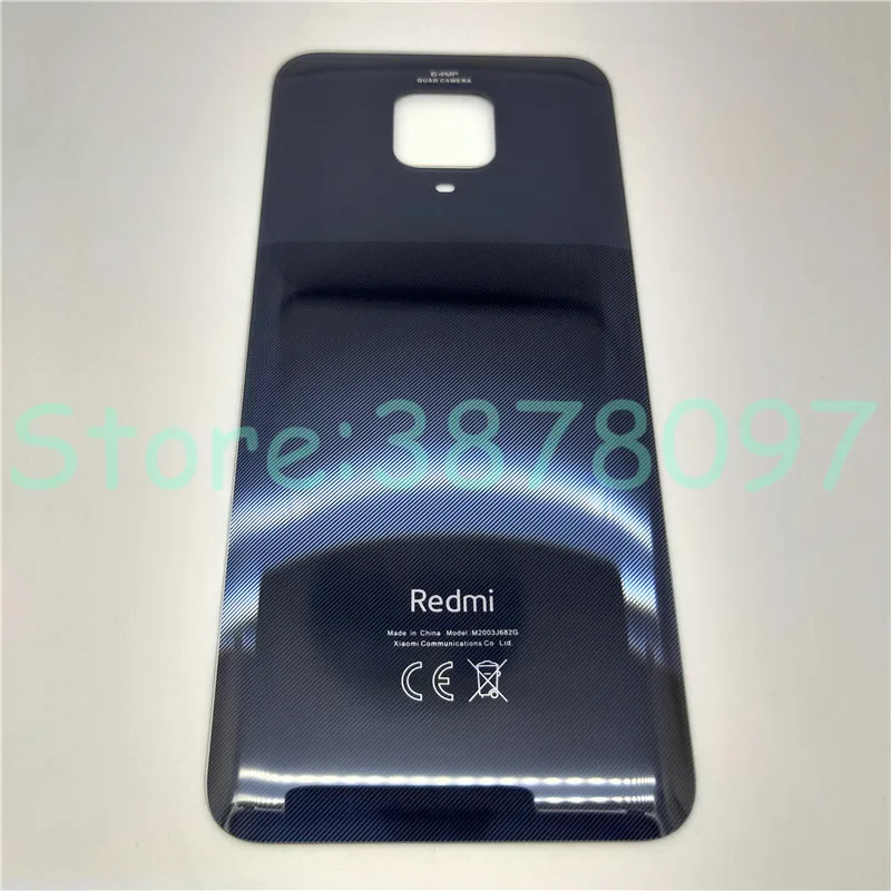 Заднее стекло для Xiaomi Redmi Note 9 Pro 9S (64 мп) Крышка батарейного отсека задняя панель