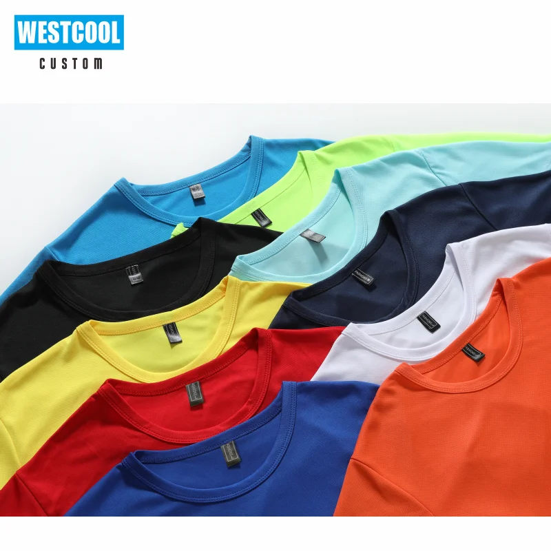 Футболка с круглым вырезом быстросохнущая летняя Спортивная дышащая 9 цветов |