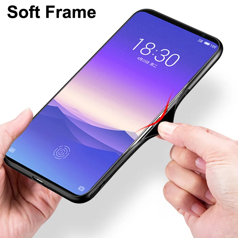 Чехол для Meizu 16s Pro M973Q чехол 16sPro из закаленного стекла Жесткий Meizu16s стеклянный |