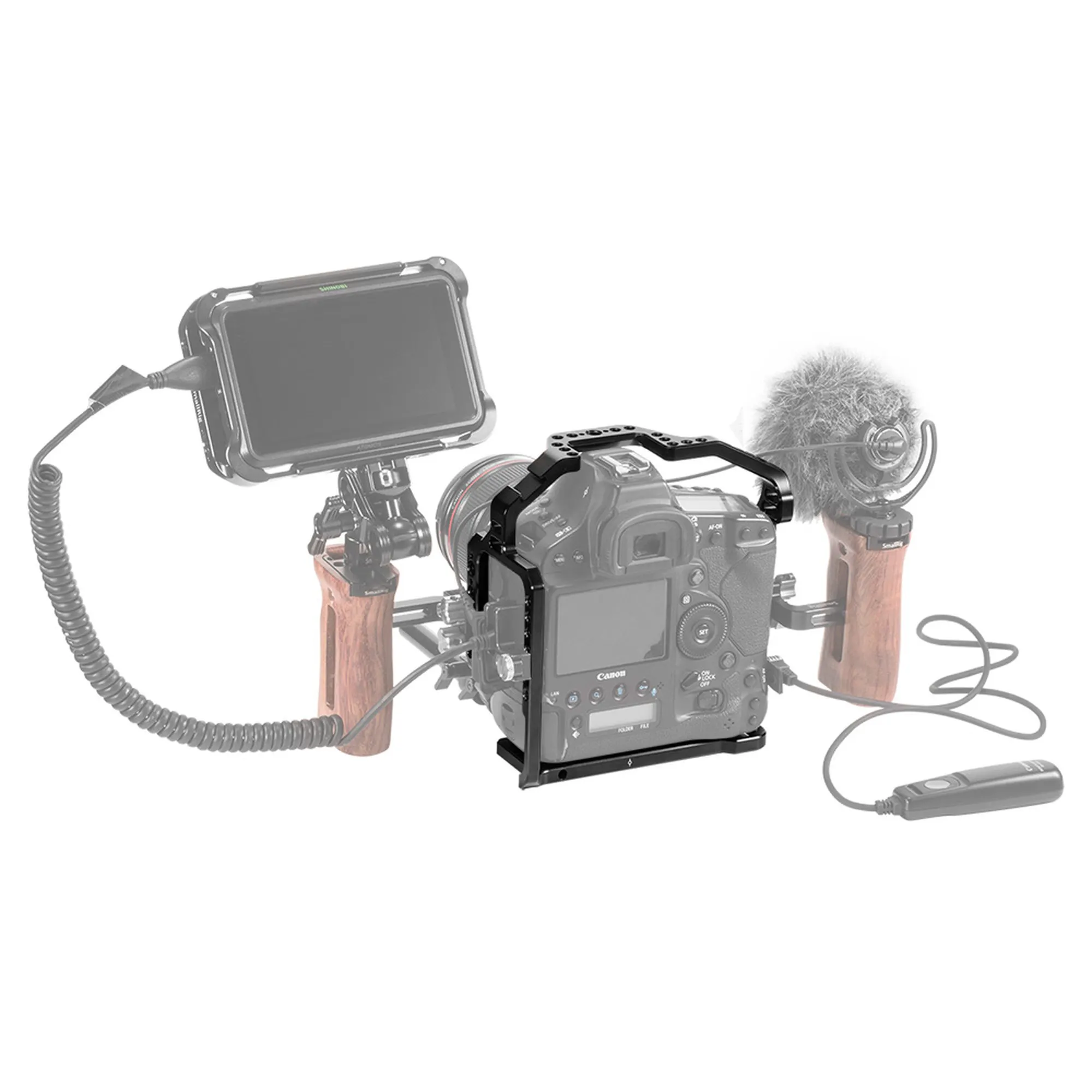 Клетка SmallRig для Фотоаппарата Canon EOS 1D X & Mark II III с резьбовыми отверстиями 1/4 и 3/8