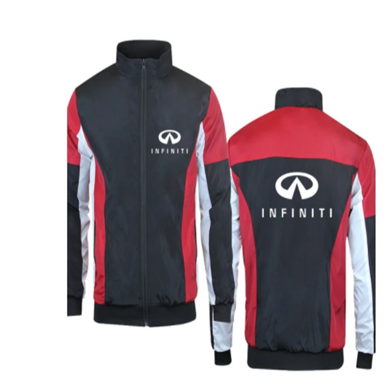 

Бейсбольная куртка Infiniti Мужская, бейсбольная куртка на молнии, с принтом логотипа «хип-хоп»