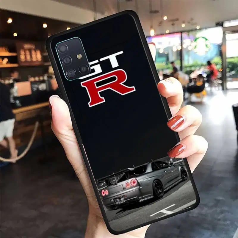 

GTR Sport car Phone Case For Samsung A10 A12 A02 A20E M30 A31 A32 A40 A50 S A52 A51 A70 A71 A80 Cover Fundas