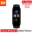 Глобальная версия Xiaomi Mi Band 5 Смарт-браслет 1:1 большой экран с органическими светодиоидами сердечного ритма фитнес Traker Bluetooth 5,0 спортивные водонепроницаемые часы, подходят для
