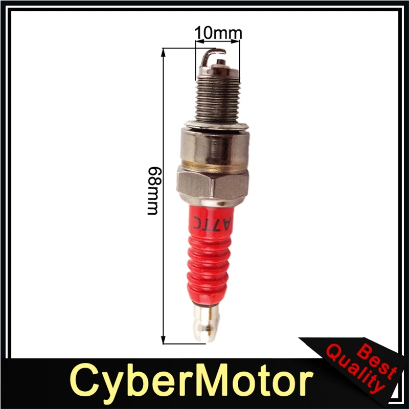 Свеча зажигания для мотоцикла красная A7TC 50 куб. См 70 90 110 125 140 150 160 питбайка