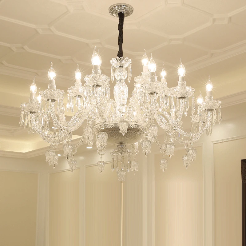 Современная Потолочная люстра для зала спальни светильники подвесные черная