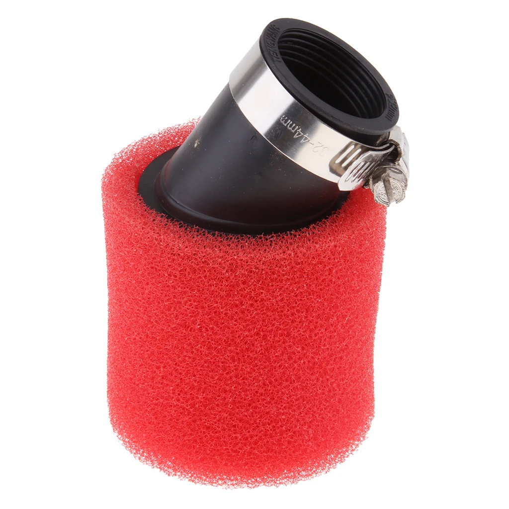 

32mm Bent Angled Air Filter Pod Cleaner For QUAD DIRT BIKE ATV