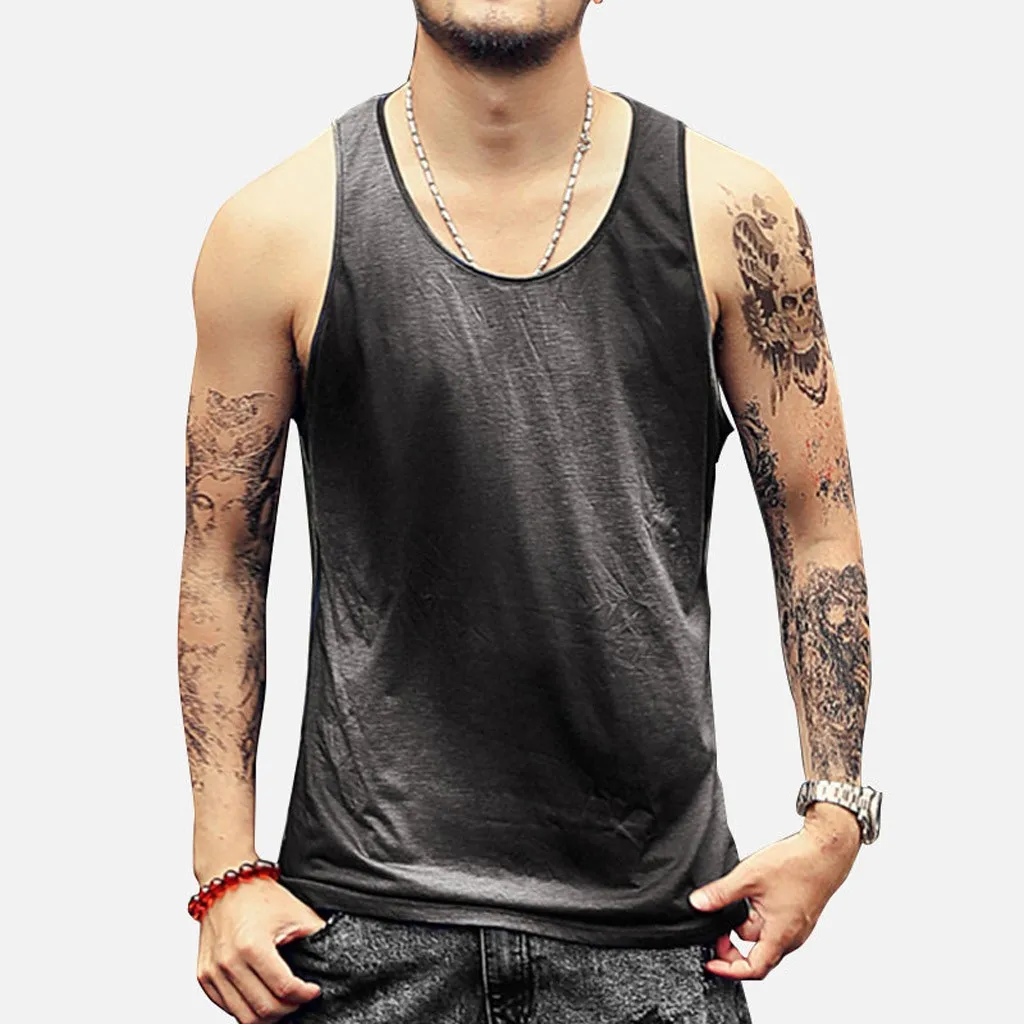 Мужская футболка с круглым вырезом и градиентом мужская повседневная хлопковая