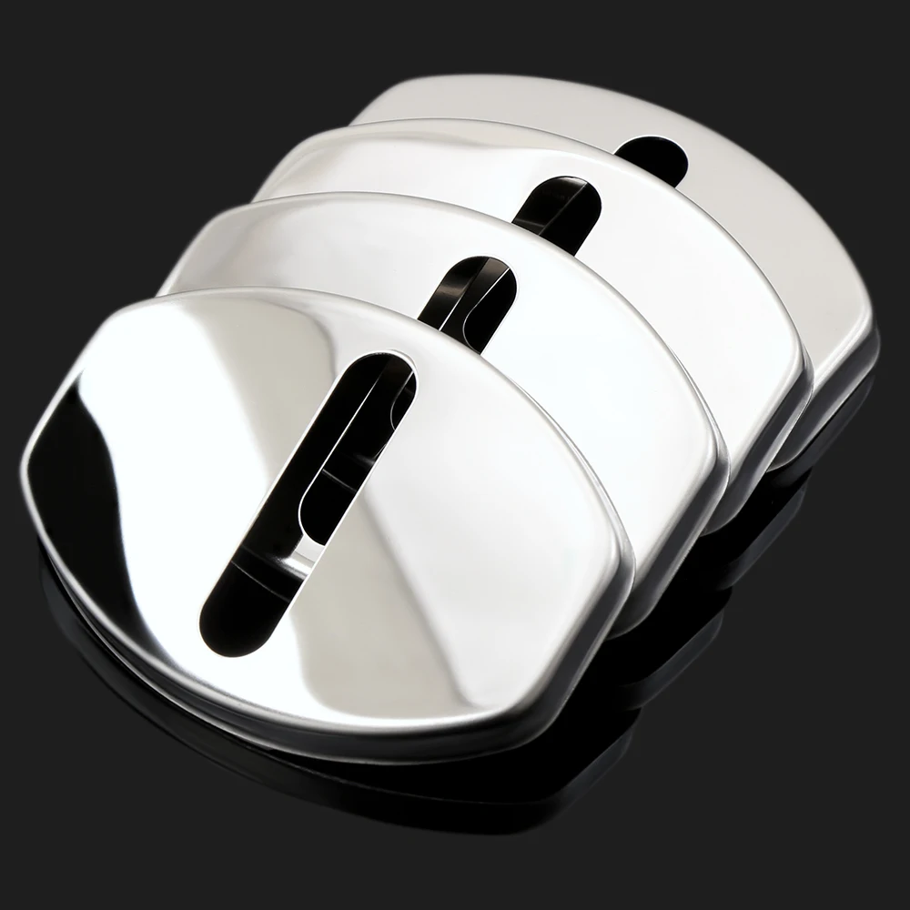 4PCS/Lot For VW POLO JETTA MK5 MK6 Passat B5 B6 B7 GOLF MK7 Scirocco CC Touran Tiguan Touareg Door lock cover car-styling - купить по