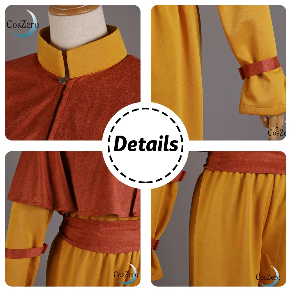 Kids Anime Avatar The Last Airbender Avatar Katara Korra Aang Cosplay Costume Purim Outfits Halloween Carnival Suit