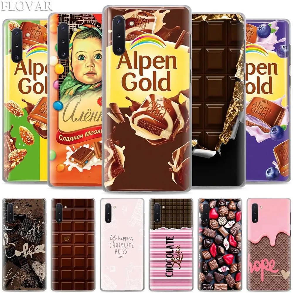 Аленка бар с изображением шоколада wonka телефонные чехлы для samsung Galaxy Note 10 S10 плюс 5G S10e A30 A40 A50 A60 A70 M40 жесткий чехол