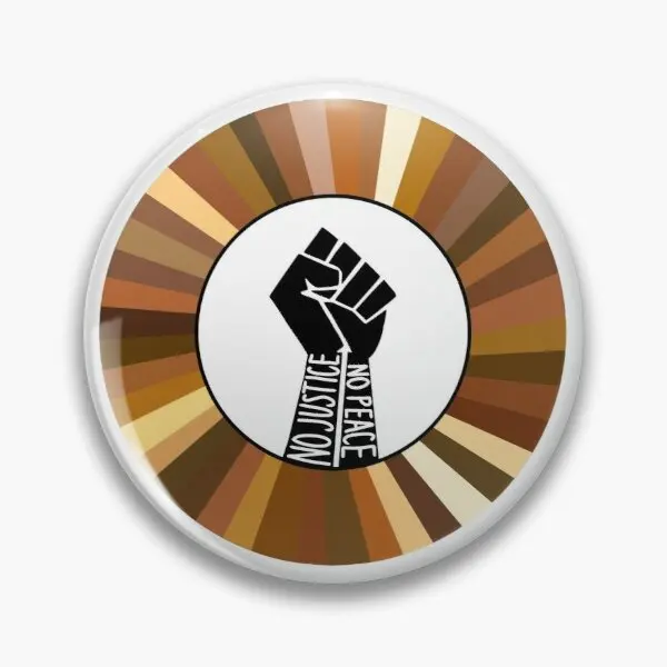 Мягкая Металлическая Булавка без справедливости мира брошь на воротник для