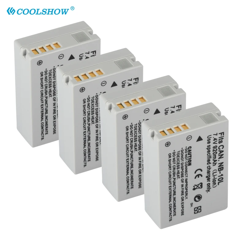 Аккумулятор для камеры NB-10L NB 10 л NB10L Canon SX40 HS SX40HS SX50 SX50HS G1 X G15 G16 SX60 G3X 920 мА · ч - купить