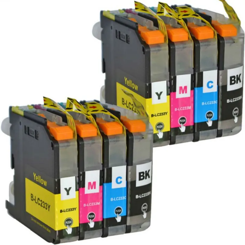 8X LC233 LC231 совместимый чернильный картридж для DCP J562DW MFC J480DW J680DW J880DW J5720DW J4120DW