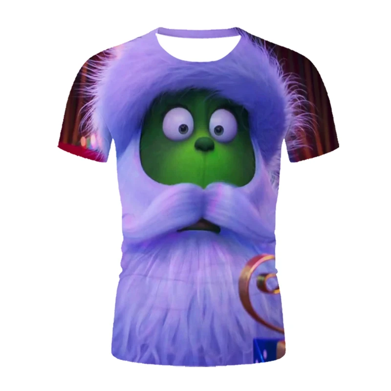 

Men's T-shirt Hip Hop Green 3D Printing Fashion Short Sleeve All-match Clothes Street Clothing Oversized T-Shirt Latest Style