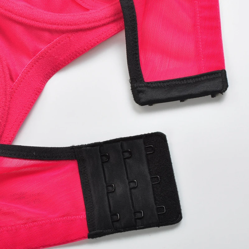 Womens High Impact Sports Bra Full Coverage Non Padded Underwire X-Back Support Bounce Control Active Bras 36 38 40 42 C D DD E