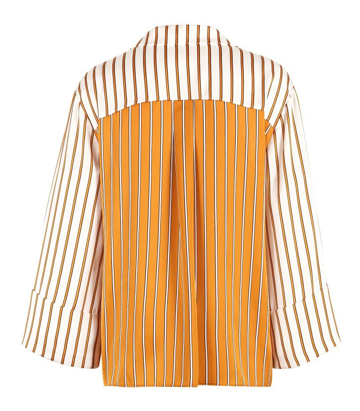 Vero Moda женские полосатые топы разных цветов с широкими манжетами для дома | 3191P9501