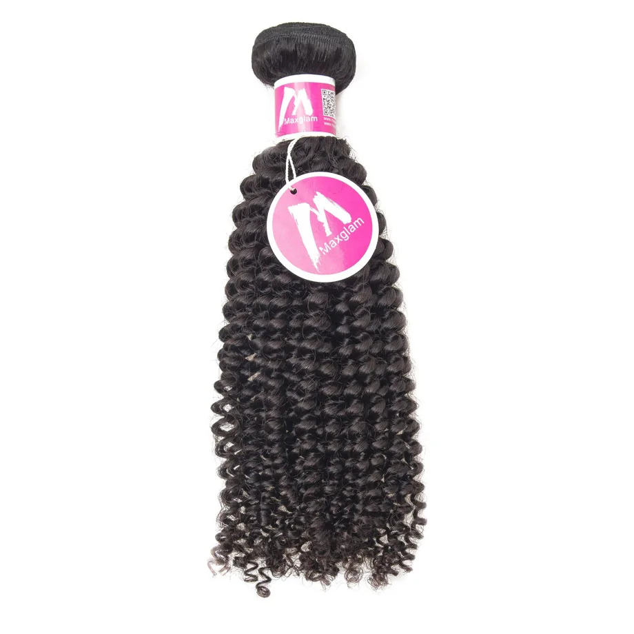 Maxglam перуанские Виргинские Волосы Кудрявые кудрявые необработанные натуральные