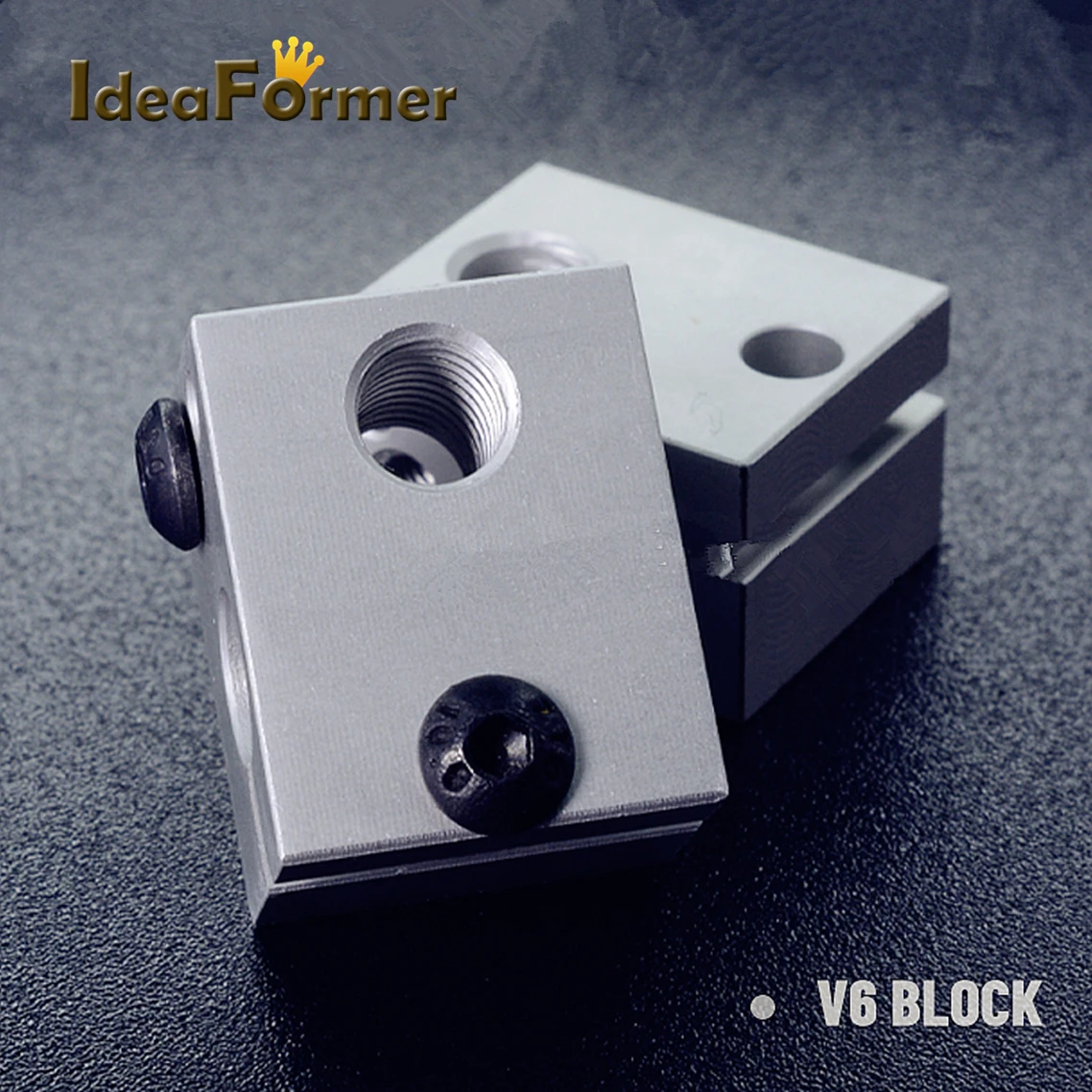 2Pcs 3D Printer Parts V5/V6/MK7 MK8 MK9/MK10/Volcano Aluminium Heater Block For Extruder Printing Head Hot End Aluminum Block. | Компьютеры