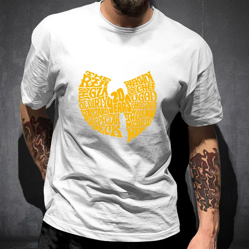 

Wu Tang Clan T Shirt Music RZA GZA ODB Method Man Raekwon Rap Hip Hop Sexy Men White Wu-Tang T-Shirt Tee WUTANG T Shirts
