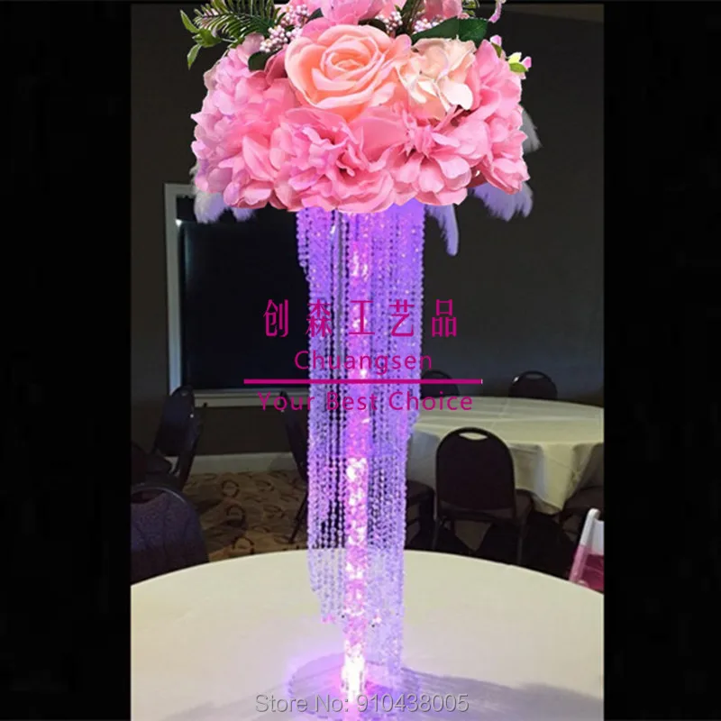 Акриловая подставка для цветов из вечерние Пользу Свадьбы Центральные элементы