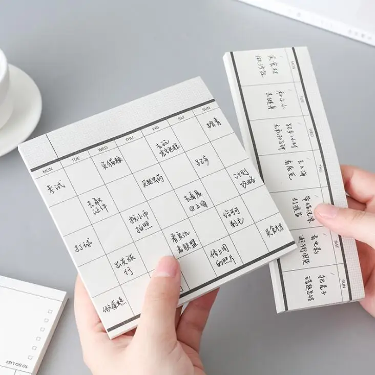 2020 классический 50 листов еженедельный ежемесячный планировщик блокнот для