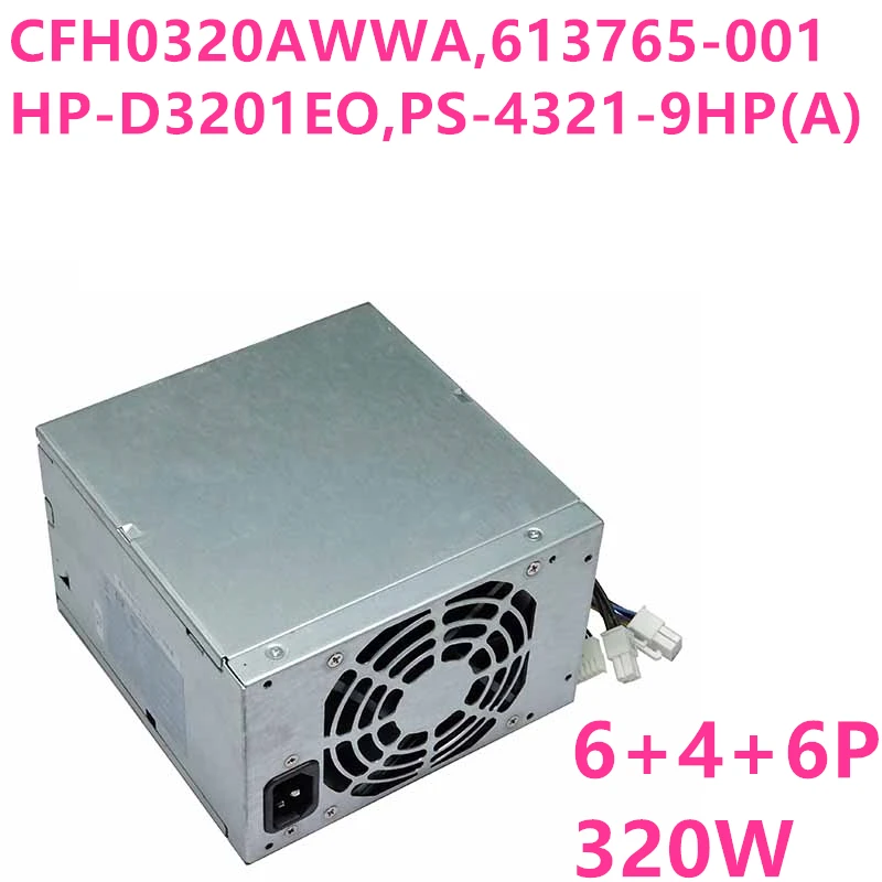 

New Original PSU For HP Z200 Z210 6300 6280 6080 8100 8280 8080 320W Power Supply CFH0320AWWA 613765-001 HP-D3201EO PS-4321-9HP