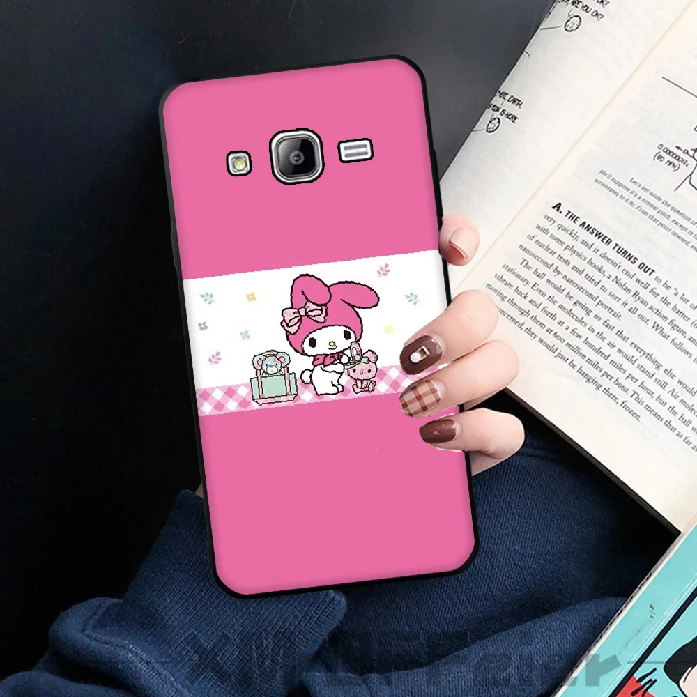 BaweiTE Kuromi цветной милый мягкий силиконовый черный чехол для телефона Samsung J6 Prime 7 Plus