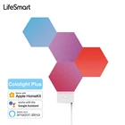 Умная светодиодная сотовая панель LifeSmart Colo светильник Plus, 16 миллионов цветов RGB, квантосветильник сделай сам для Apple HomeKit Google Alexa