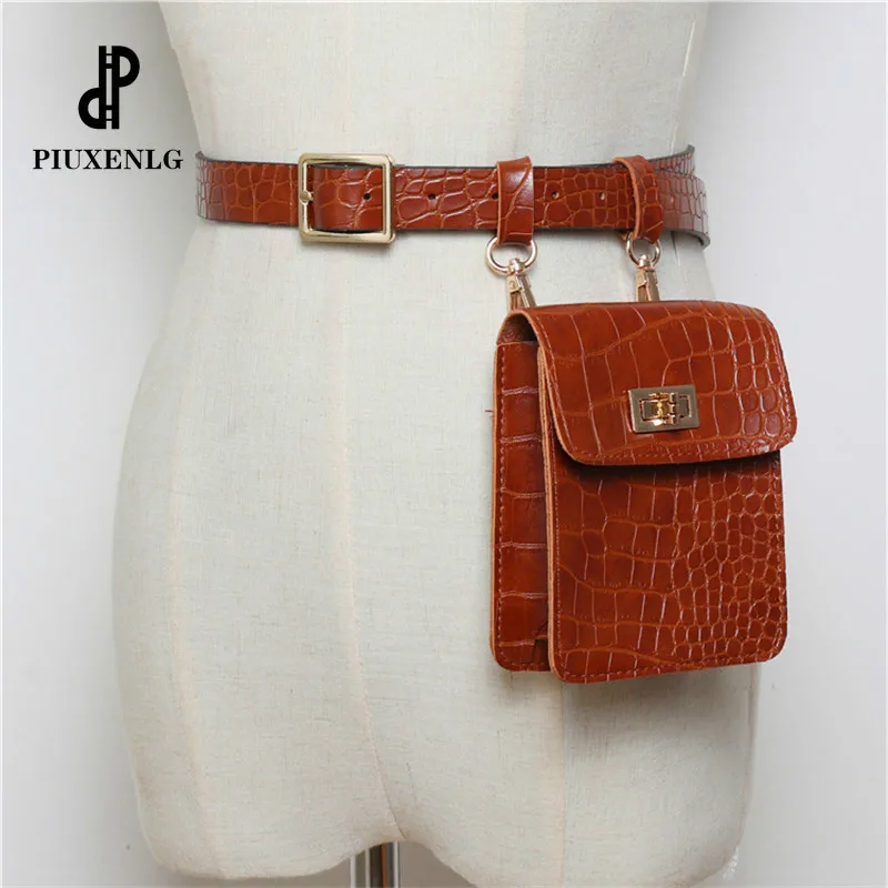 

Waist Bags for women Animal Print Women Waist Pack Crocodile pattern Waist Bag Fashion Waist Belt High quality Female Purse