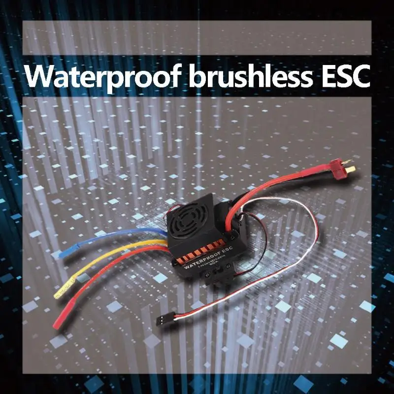 60A водонепроницаемый ESC+ бесщеточный двигатель+ программирующая карта комбо набор генераторных деталей для RC автомобильные аксессуары