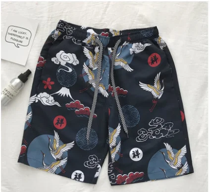 

Summer men's quick-drying beach pants fashion camouflage printed swimming board shorts large size loose beachwear 2021 new