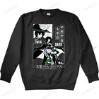 Bungou бродячие собаки чууя накахара хараджукут худи в стиле аниме мужчины