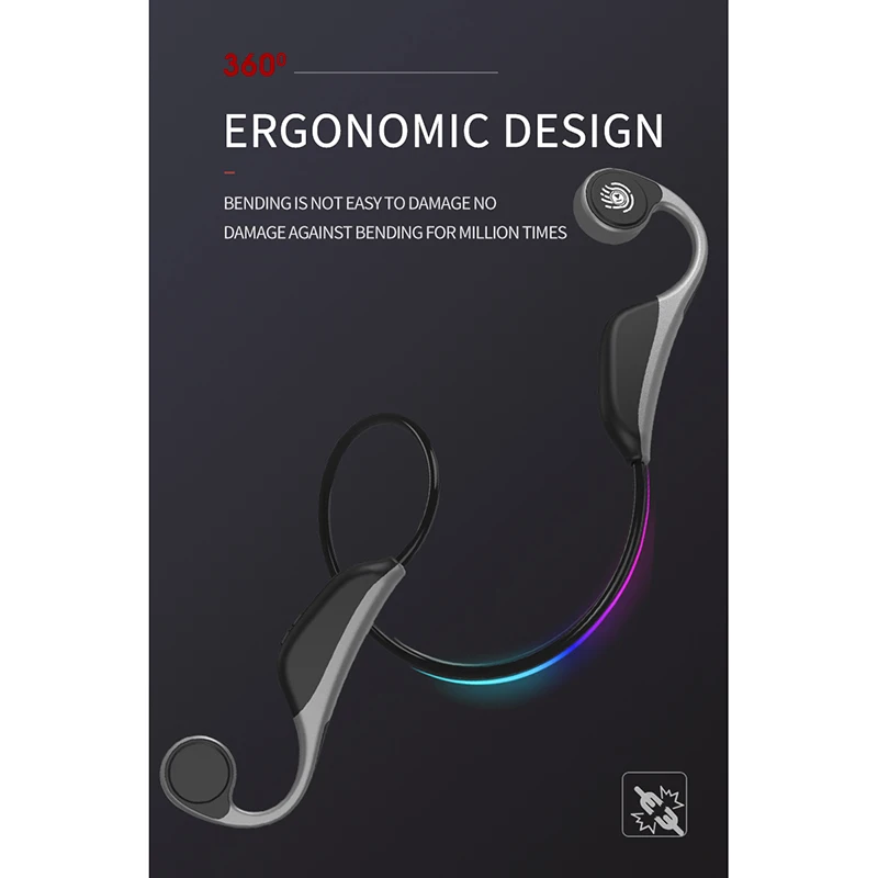 Новинка V9 Беспроводные Bluetooth 5 0 наушники с костной проводимостью для спорта на