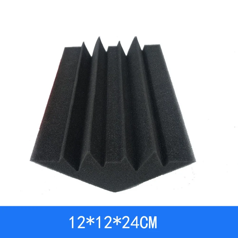 

6 Pack Soundproofing Foam Acoustic Studio Wedge Panels Corner Wall Sound Shield Room Soundproofing Soundproof Foam
