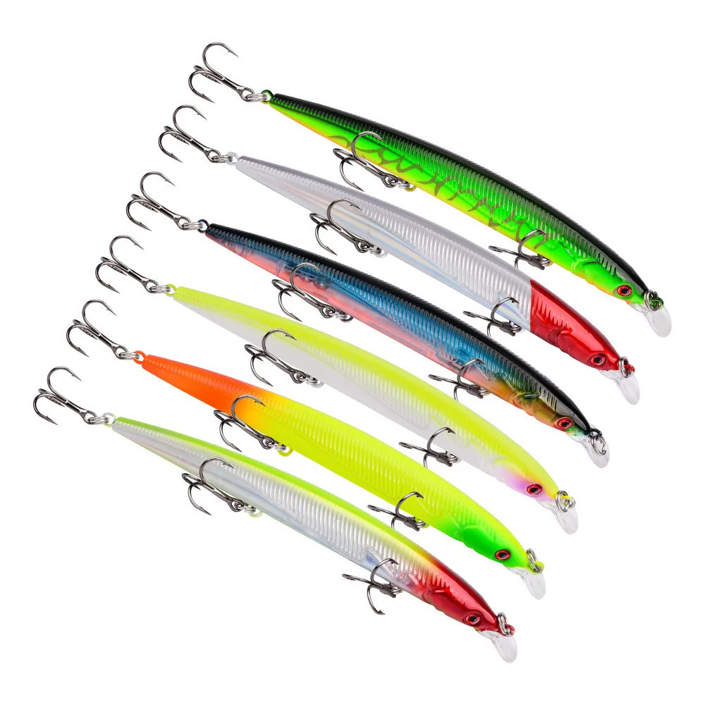 Лидер продаж приманка для морской рыбалки 6 шт./Лот mino 14 см/14 г мини-приманка