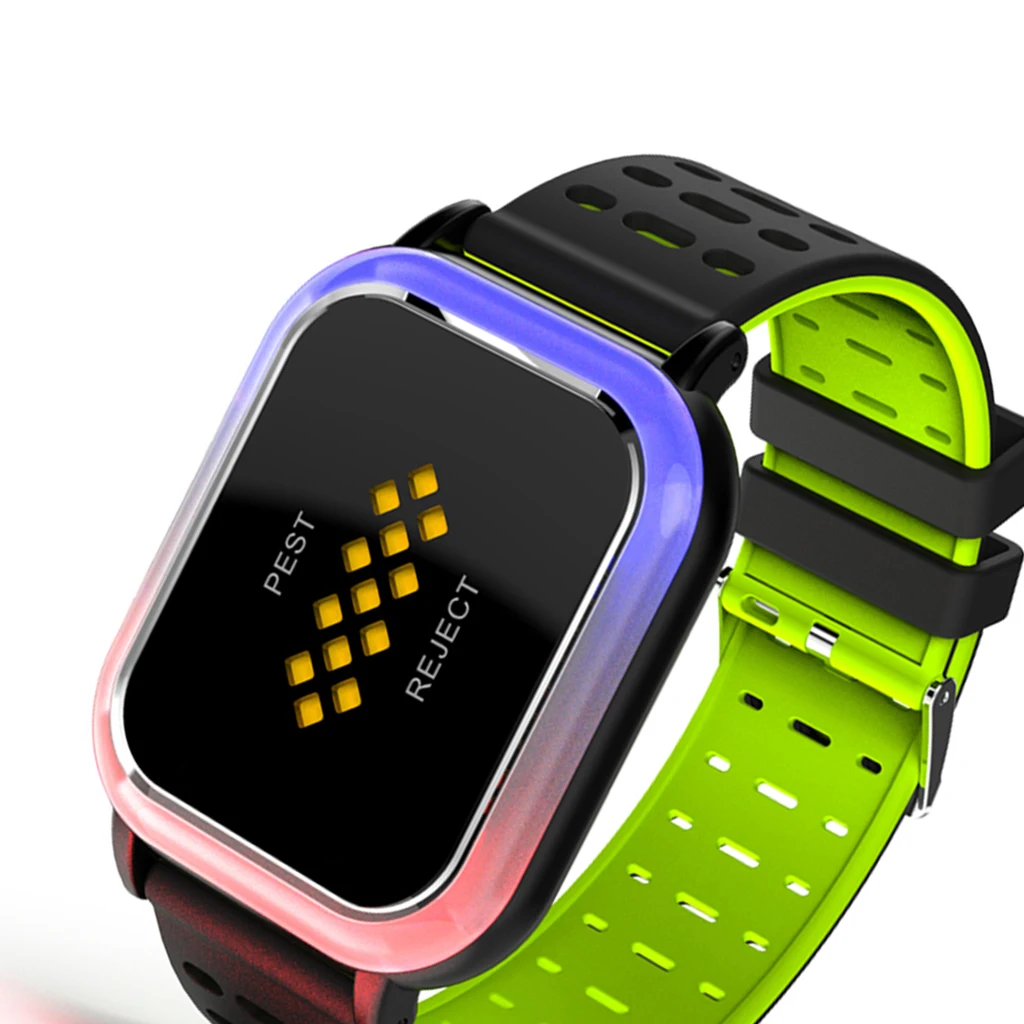 

Ultrasonic Anti-Mosquito Pest Bug Insect Repellent Repeller Wrist Watch