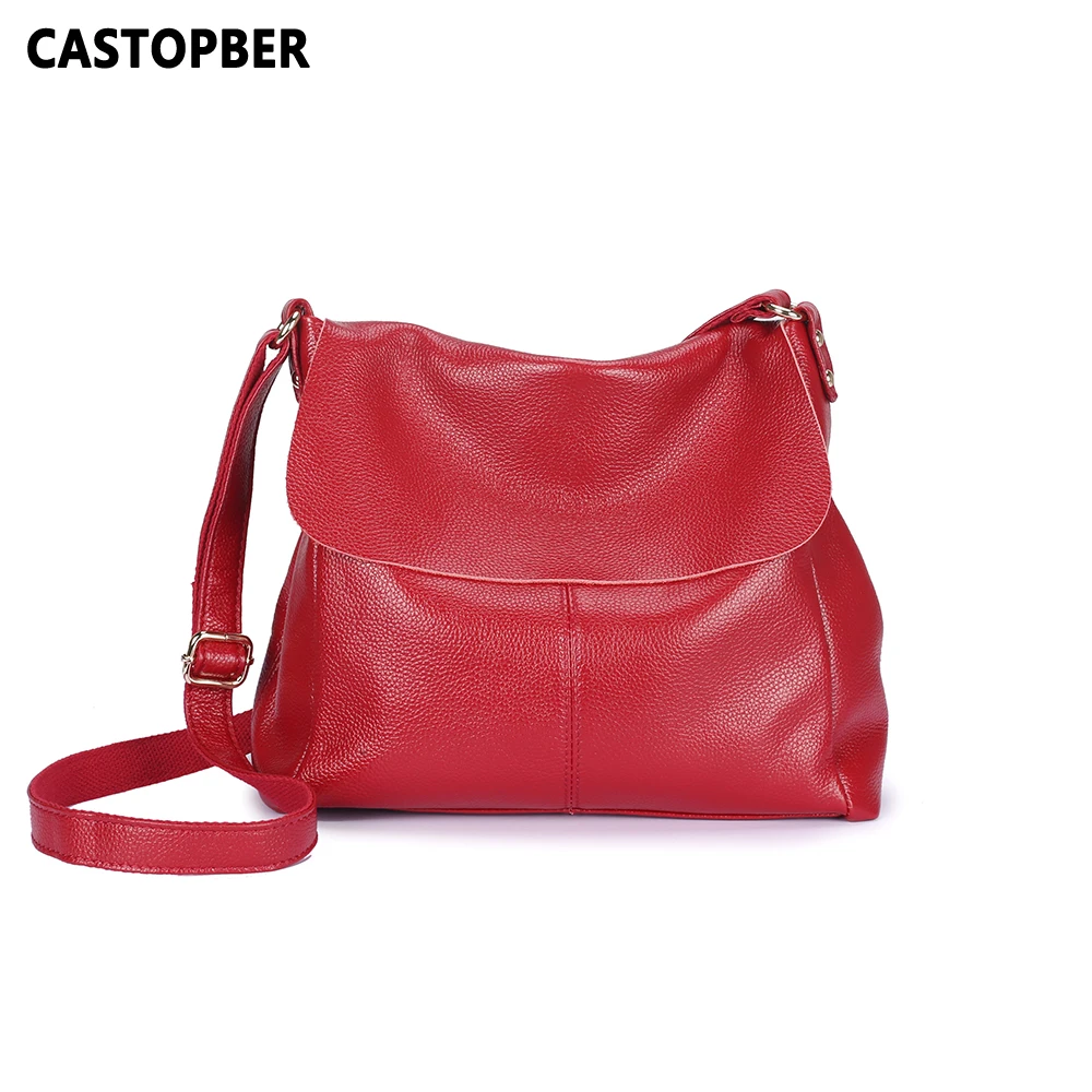 2020 женские сумки через плечо из натуральной коровьей кожи большая