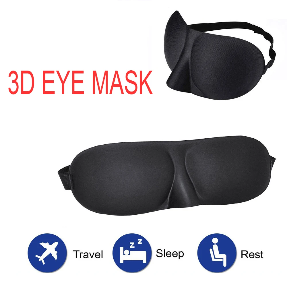 3D маска для глаз Путешествия Красота сон перед сном Губка крышка Blindfold