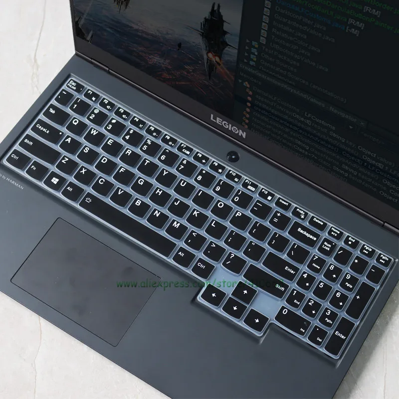 Защитная кожаная накладка для клавиатуры ноутбука LENOVO LEGION 5 PRO 16 дюймов (16 ") AMD / 5i 2021 для игрового ноутбука 15,6 2020 года.