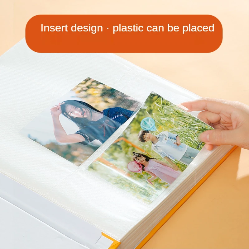 

6-Inch Insert Album Large Capacity Family Baby Photo Album Scrapbook Photocard Retro 4R Photo Albums Scrapbooking Collect Book