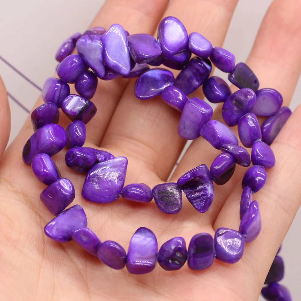 

80cm Exquisite beaded Natural Shell Irregular Rectangular Temperament Beads for Jewelry Making Charm DIY Bracelet Accessories