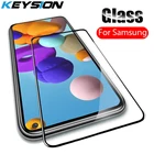 Закаленное стекло KEYSION 9D для Samsung A21S, A41, A31, A21, A11, A01, защита экрана с полным покрытием, стеклянная пленка для Galaxy M31, M21, M30S